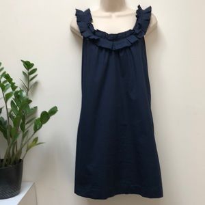 Anthropologie Navy Dress